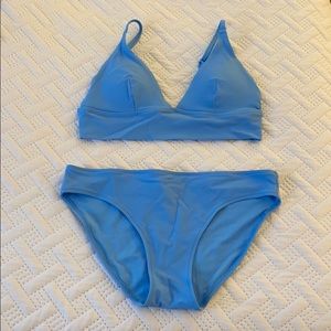 blue aerie bathing suit